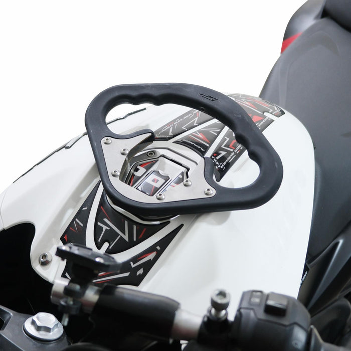 GP Kompozit Fuel Gas Tank Handle Motorcycle Rear Passenger Grab Bar Compatible For Bajaj Pulsar NS200  2011-2024
