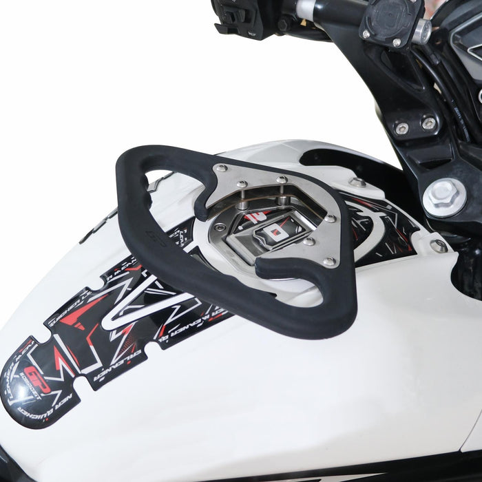 GP Kompozit Fuel Gas Tank Handle Motorcycle Rear Passenger Grab Bar Compatible For Bajaj Pulsar NS200  2011-2024