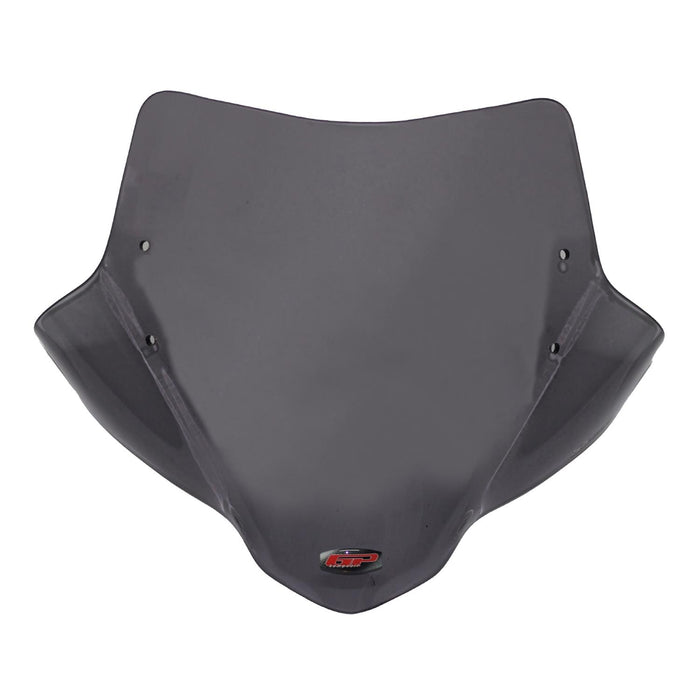 GP Kompozit Parabrisas deportivo ahumado compatible con Bajaj Pulsar NS200 2011-2023