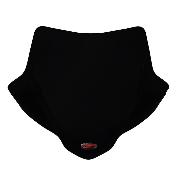 GP Kompozit Parabrisas deportivo negro compatible con Bajaj Pulsar NS200 2011-2023