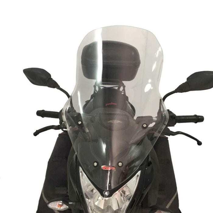 GP Kompozit Pare-brise long Touring fumé compatible pour Bajaj Pulsar NS200 2011-2023