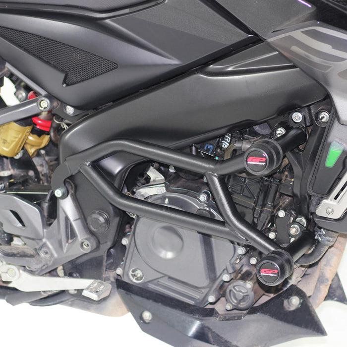 GP Kompozit Engine Protector Crash Bars Black Compatible For Bajaj NS200  2022-2024