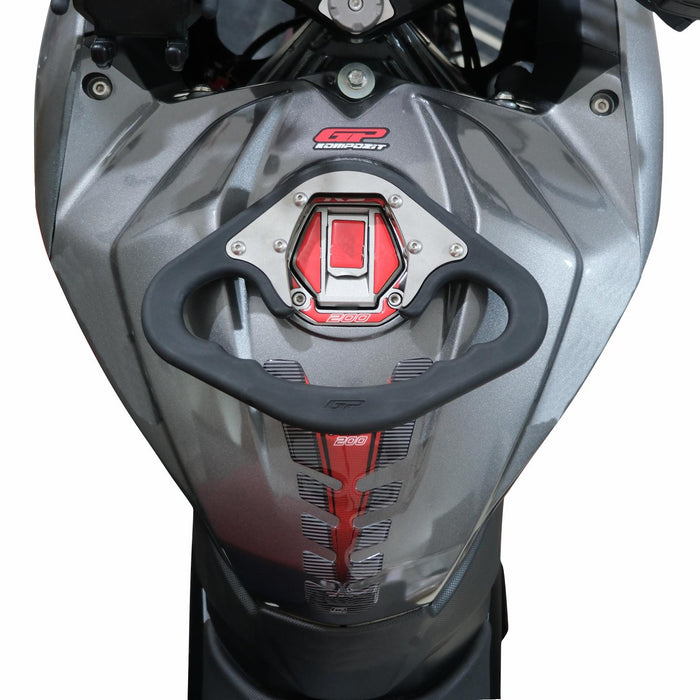GP Kompozit Fuel Gas Tank Handle Motorcycle Rear Passenger Grab Bar Compatible For Bajaj Pulsar RS200  2015-2024