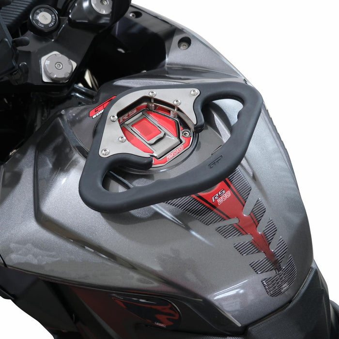 GP Kompozit Fuel Gas Tank Handle Motorcycle Rear Passenger Grab Bar Compatible For Bajaj Pulsar RS200  2015-2024
