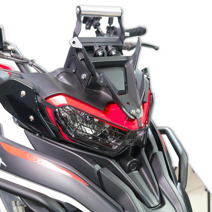 GP Kompozit Headlight Grille Guard Protector Black Compatible For Benelli TRK 702 / TRK 702 X  2024