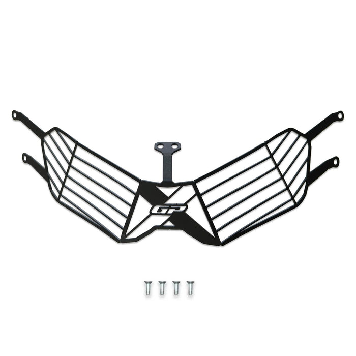 GP Kompozit Headlight Grille Guard Protector Black Compatible For Benelli TRK 702 / TRK 702 X  2024