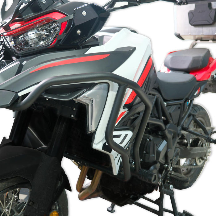 GP Kompozit Engine Protector Crash Bars Black Compatible For Benelli TRK 702 / TRK 702 X  2024