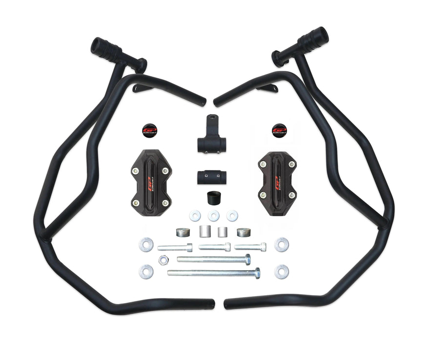 GP Kompozit Engine Protector Crash Bars Black Compatible For Benelli TRK 702 / TRK 702 X  2024