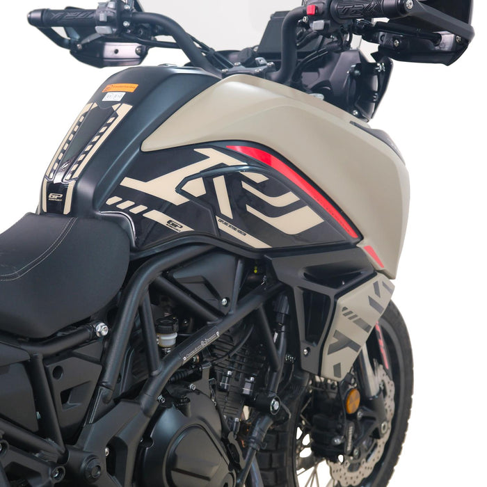 GP Kompozit Tank Pad Set Black Compatible For Benelli TRK 702 / TRK 702 X  2024