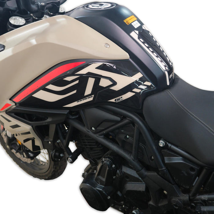 GP Kompozit Tank Pad Set Black Compatible For Benelli TRK 702 / TRK 702 X  2024