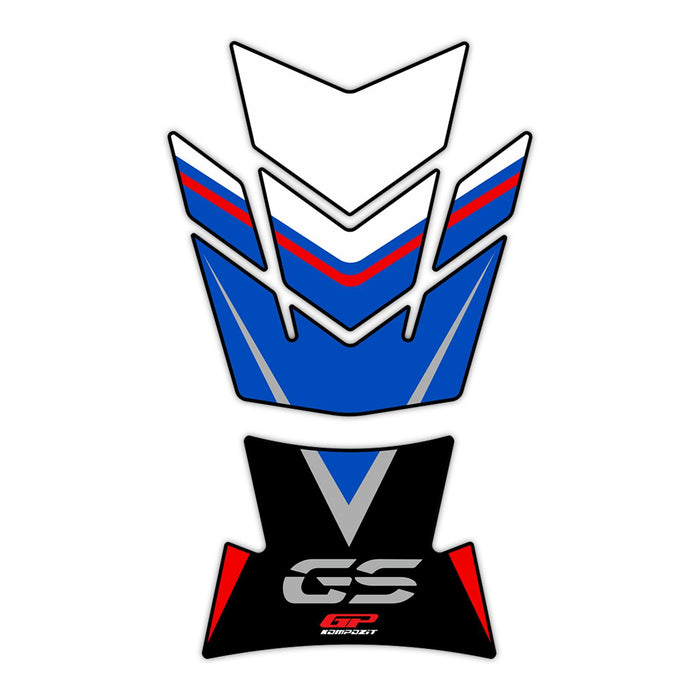 Protège-réservoir GP Kompozit bleu compatible pour BMW F 750 GS / F 850 GS 2018-2019