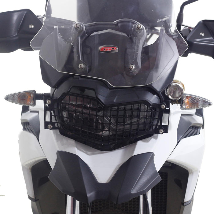 GP Kompozit Headlight Grille Guard Protector Black Compatible For BMW F 750 GS  2018-2024