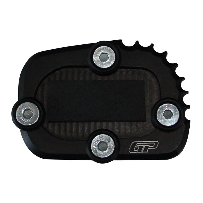 GP Kompozit Kickstand Side Stand Plate Pad Black Compatible For BMW F 750 GS 2019-2024