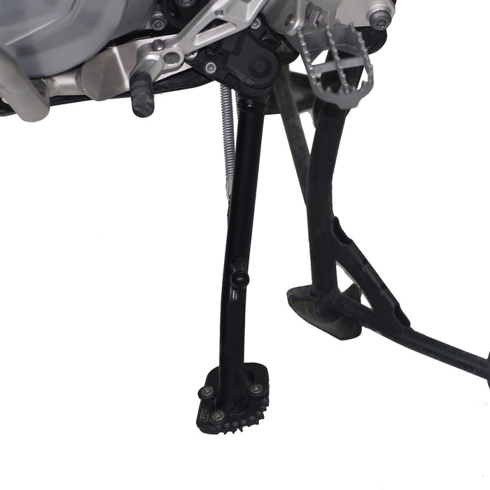 GP Kompozit Kickstand Side Stand Plate Pad Black Compatible For BMW F 850 GS  2018-2020