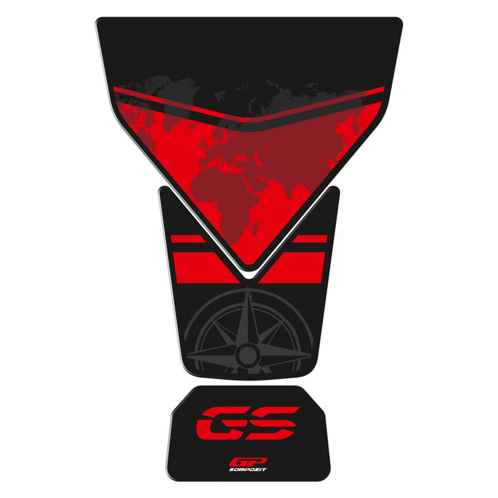 GP Kompozit Protection de réservoir Rouge Compatible pour BMW F 850 GS ADV 2018-2023