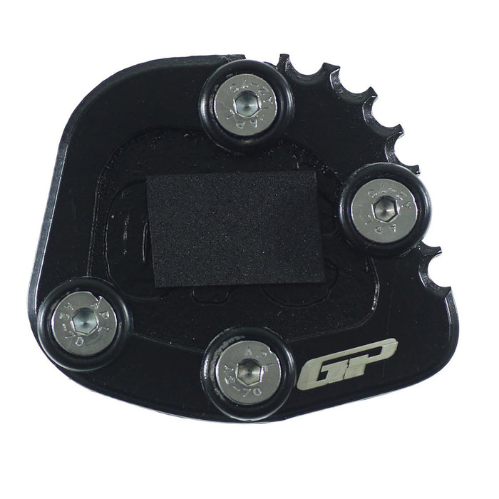 GP Kompozit Kickstand Side Stand Plate Pad Black Compatible For BMW G 310 GS 2017-2020