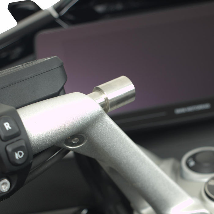 GP Kompozit Soporte para teléfono/navegación Gris Compatible para BMW K 1600 GT / K 1600 GTL 2014-2023
