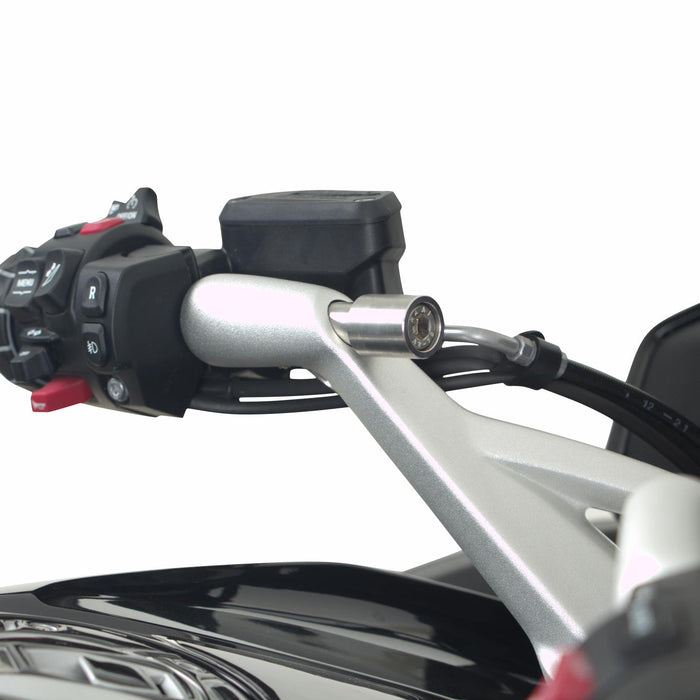 GP Kompozit Soporte para teléfono/navegación Gris Compatible para BMW K 1600 GT / K 1600 GTL 2014-2023
