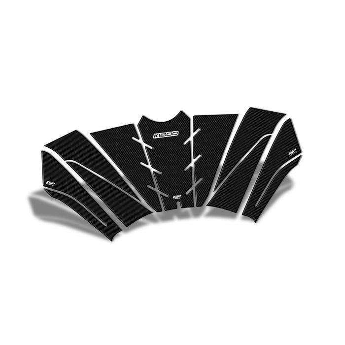 GP Kompozit Juego de protectores de depósito de carbono compatibles con BMW K 1600 GT / K 1600 GTL 2017-2023