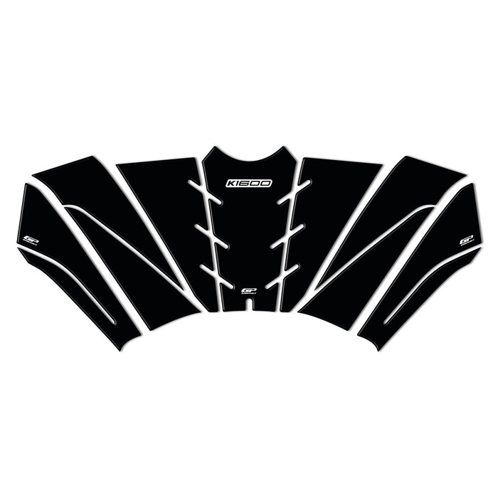 GP Kompozit Tank Pad Set Black Compatible For BMW K 1600 GT / K 1600 GTL 2017-2025