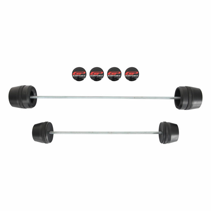 GP Kompozit Axle Guard Crash Wheel Frame Slider Black Compatible For BMW M 1000 XR  2021-2024