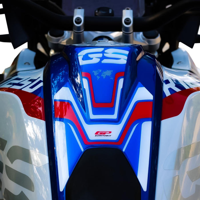 GP Kompozit Tank Pad Blue-Red Compatible For BMW R 1200 GS  2013-2023