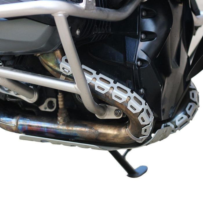 GP Kompozit Exhaust Guard Cover Gray Compatible For BMW R 1200 GS / R 1250 GS ADV  2013-2023