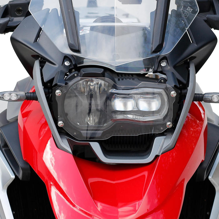 GP Kompozit Headlight Guard Protector Clear Compatible For BMW R 1200 GS / R 1250 GS ADV  2013-2023