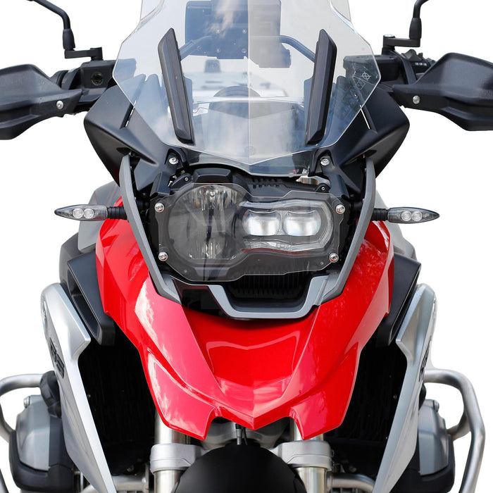 GP Kompozit Headlight Guard Protector Clear Compatible For BMW R 1200 GS / R 1250 GS ADV  2013-2023