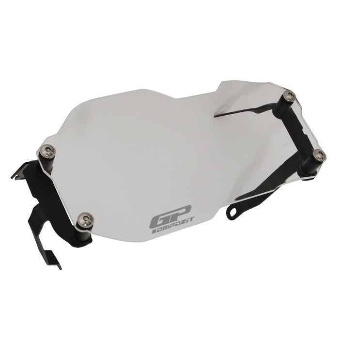 GP Kompozit Headlight Guard Protector Clear Compatible For BMW R 1200 GS / R 1250 GS ADV  2013-2023