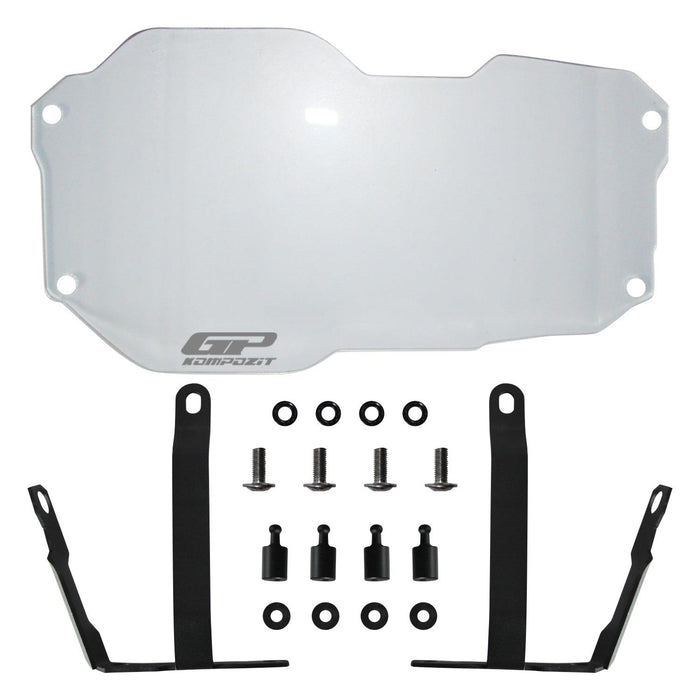 GP Kompozit Headlight Guard Protector Clear Compatible For BMW R 1200 GS / R 1250 GS ADV  2013-2023