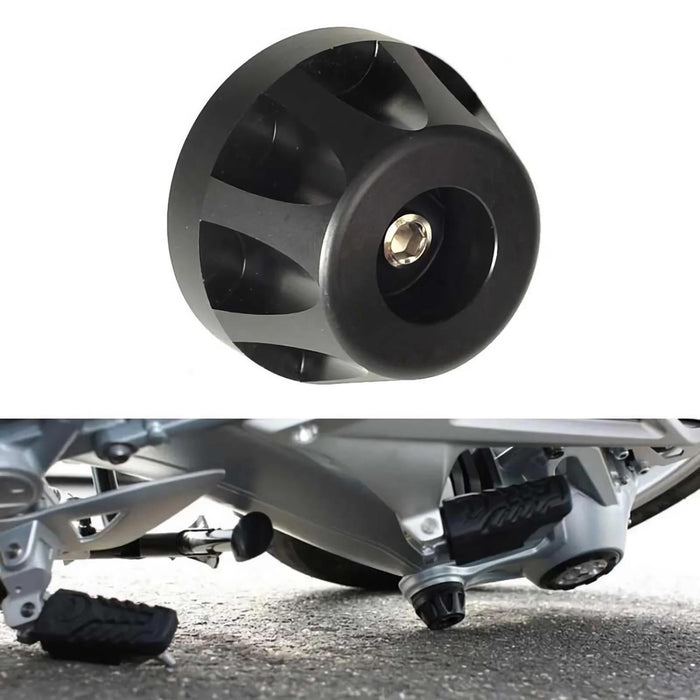 GP Kompozit Cardan Guard Crash Frame Slider Negro Compatible para BMW R 1200 GS / R 1250 GS ADV 2013-2023
