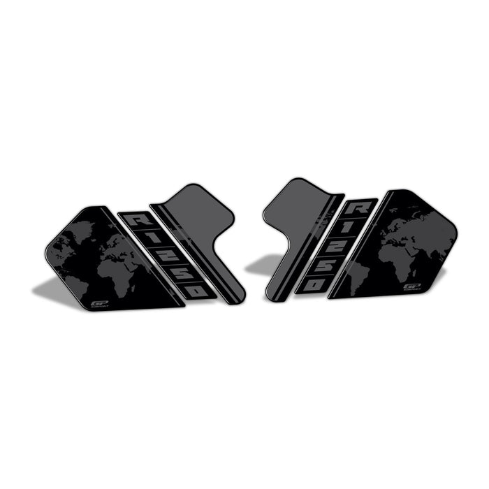 GP Kompozit Protector Depósito Lateral Negro Compatible con BMW R 1250 GS / R 1250 GS ADV 2018-2023