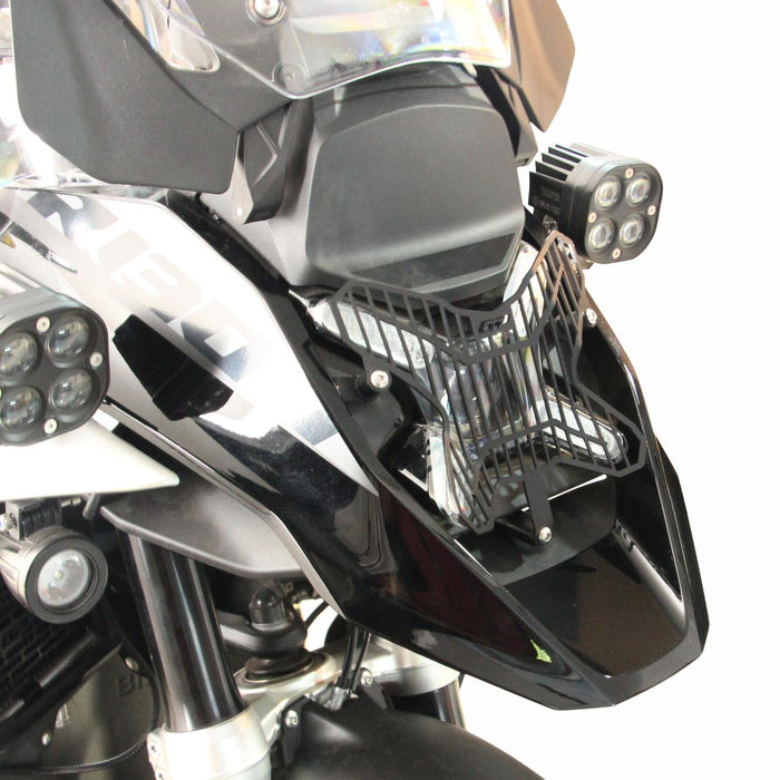 GP Kompozit Headlight Grille Guard Protector Black Compatible For BMW R 1300 GS  2023-2024