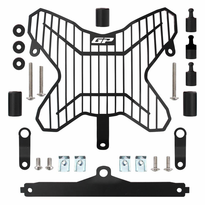 GP Kompozit Headlight Grille Guard Protector Black Compatible For BMW R 1300 GS  2023-2024