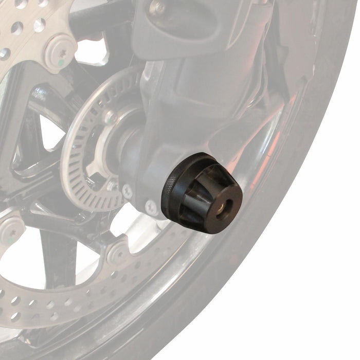 GP Kompozit Axle Guard Crash Wheel Frame Slider Black Compatible For BMW R 1300 GS  2023-2024