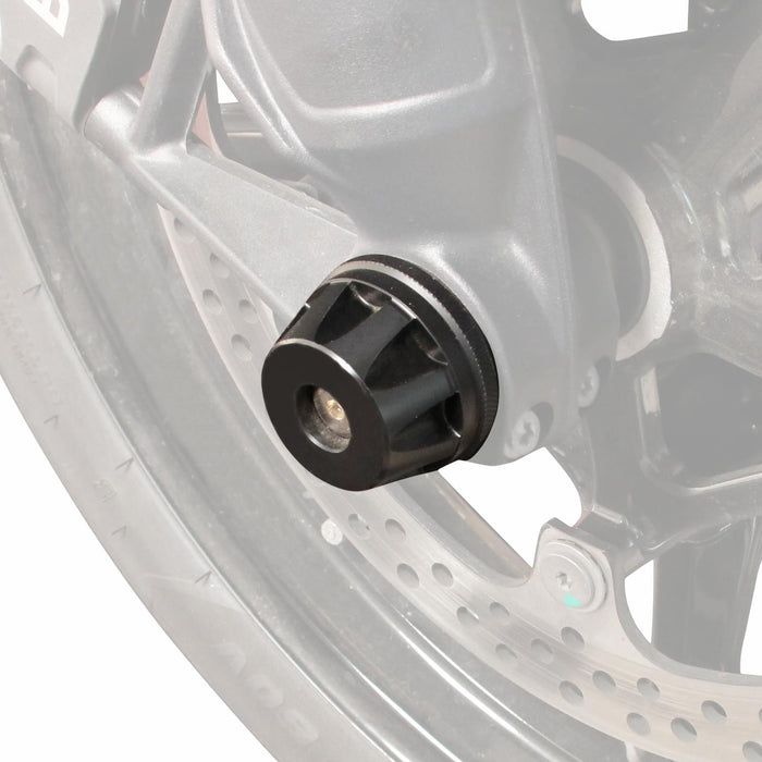 GP Kompozit Axle Guard Crash Wheel Frame Slider Black Compatible For BMW R 1300 GS  2023-2024