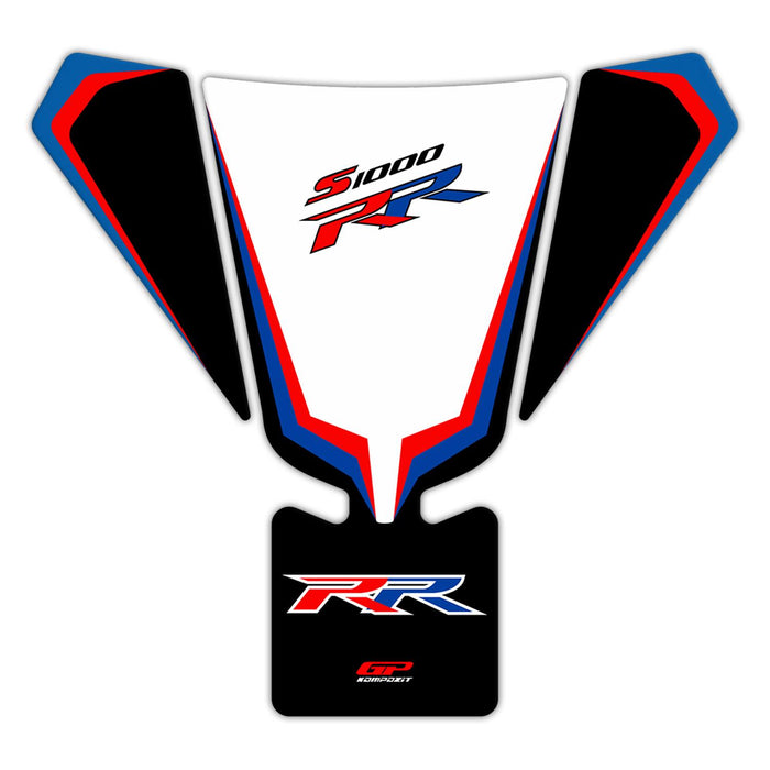 GP Kompozit Kit de protections de réservoir Bleu-Rouge Compatible pour BMW S 1000 RR 2011-2018