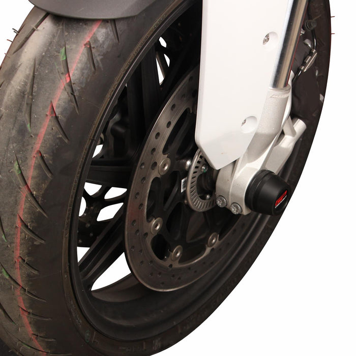 GP Kompozit Axle Guard Crash Wheel Frame Slider Black Compatible For BMW S 1000 XR  2020-2024