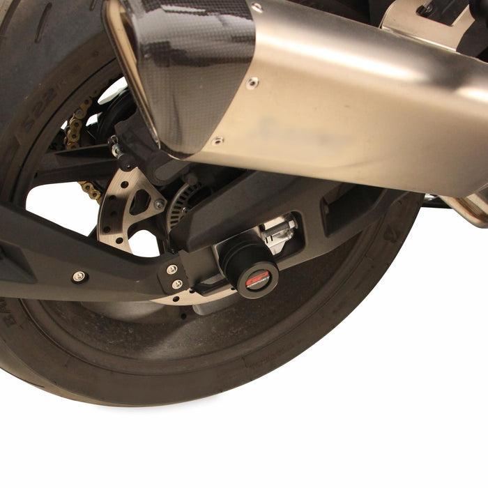 GP Kompozit Axle Guard Crash Wheel Frame Slider Black Compatible For BMW S 1000 XR  2020-2024