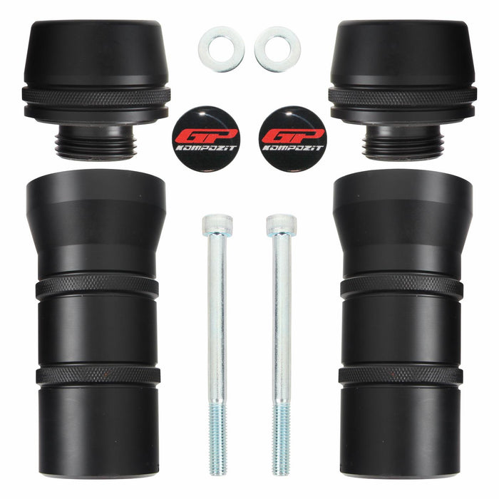 GP Kompozit Engine Crash Frame Sliders Black Compatible For CFMOTO 150NK / 250NK / 300NK  2016-2025