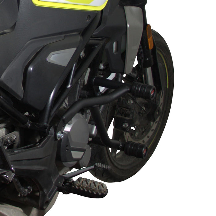 GP Kompozit Protector de barra de choque para motor, color negro, compatible con CFMOTO 250CL-X / 300CL-X 2022-2023