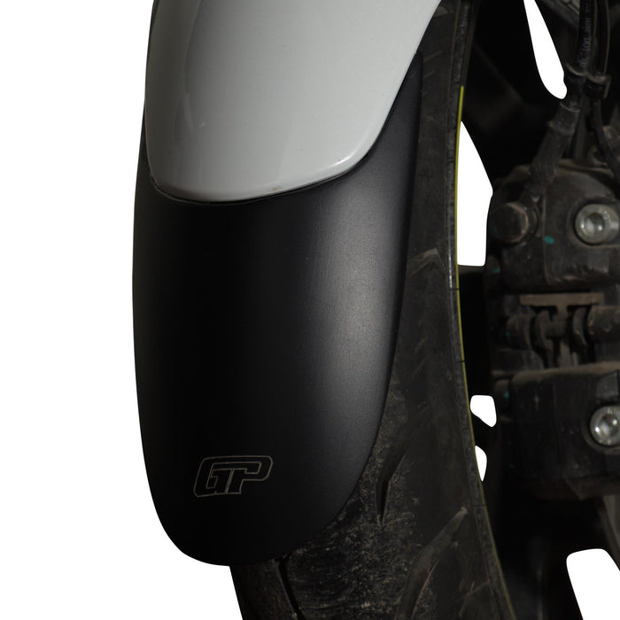 GP Kompozit Extensor de guardabarros delantero negro compatible con CFMOTO 250CL-X / 300CL-X 2022-2023