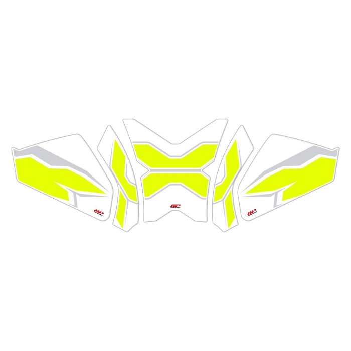 GP Kompozit Tank Pad Set Yellow Compatible For CFMOTO 250CL-X / 300CL-X 2022-2024