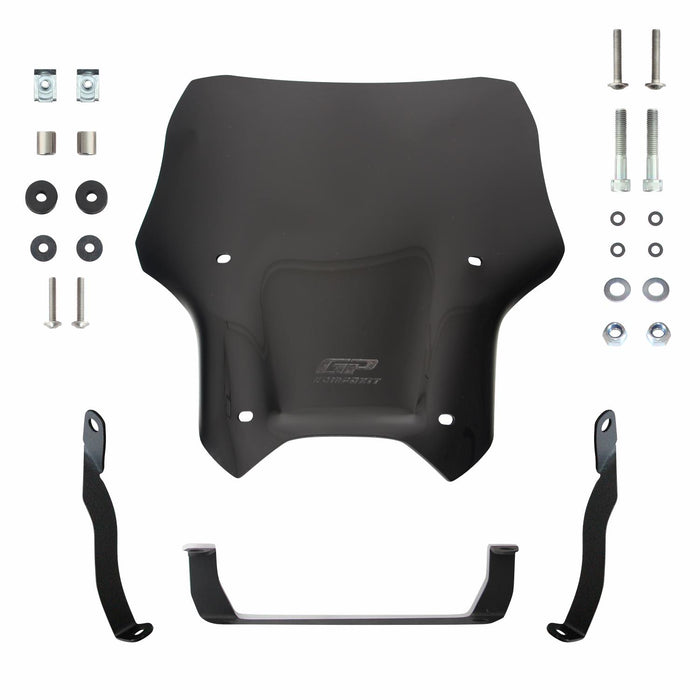 GP Kompozit Sport Windshield Windscreen Black Compatible For CFMOTO 250NK / 300NK  2018-2022