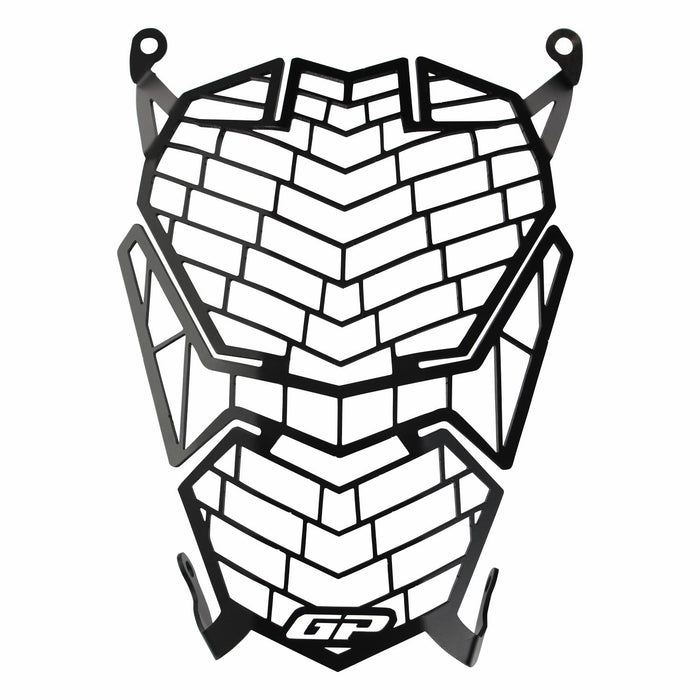 GP Kompozit Headlight Grille Guard Protector Black Compatible For CFMOTO 250NK / 300NK 2023-2025