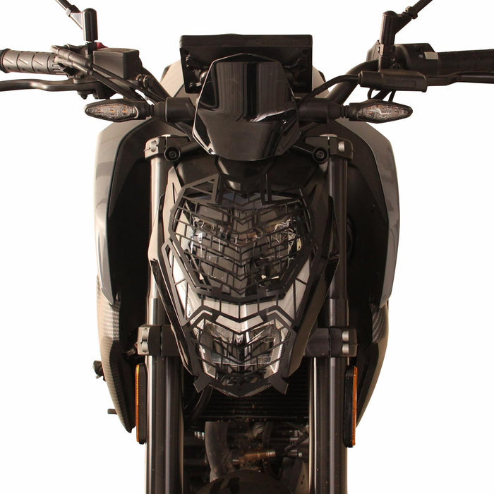 GP Kompozit Headlight Grille Guard Protector Black Compatible For CFMOTO 250NK / 300NK  2023-2025