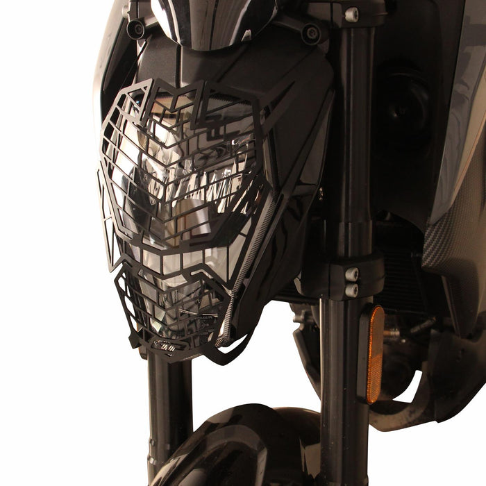 GP Kompozit Headlight Grille Guard Protector Black Compatible For CFMOTO 250NK / 300NK  2023-2025