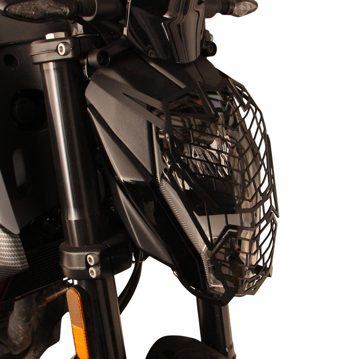 GP Kompozit Headlight Grille Guard Protector Black Compatible For CFMOTO 250NK / 300NK  2023-2025