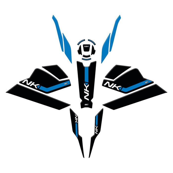 GP Kompozit Tank Pad Set Blue Compatible For CFMOTO 250NK / 300NK 2023-2025